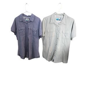 Magellan Outdoor Fish Gear Shirts Lot Men's 2XL Fishing Shirts Vented Moisture